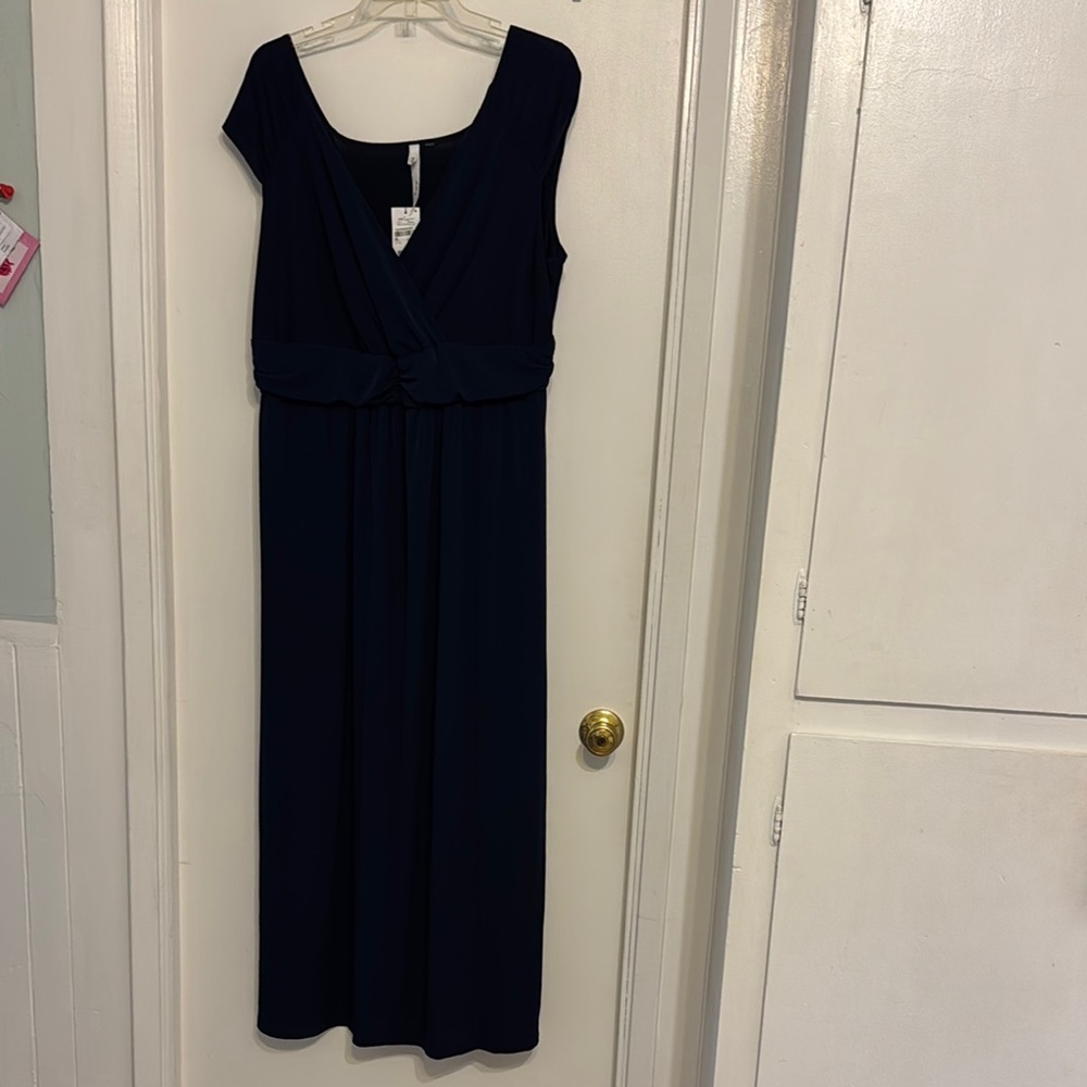 Elegant Navy Blue Dress 1X